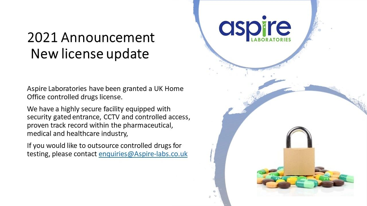 Aspire Laboratories granted a new license